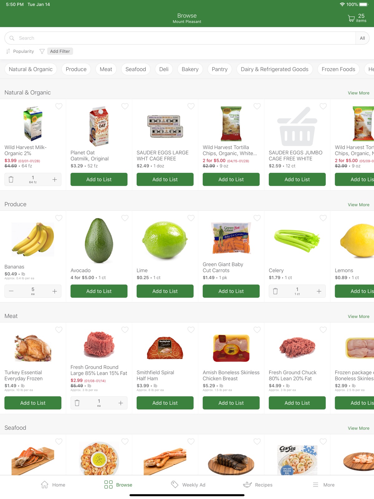 Festival Foods ipad screenshot 1
