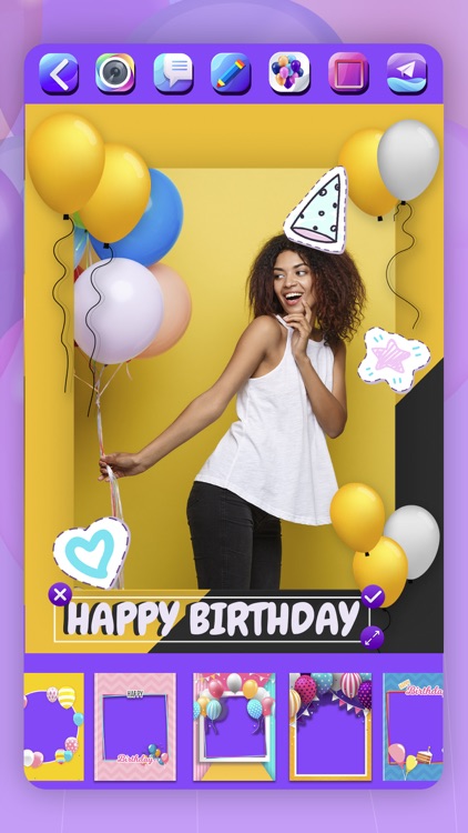 Happy Birthday Cards & Frames screenshot-4