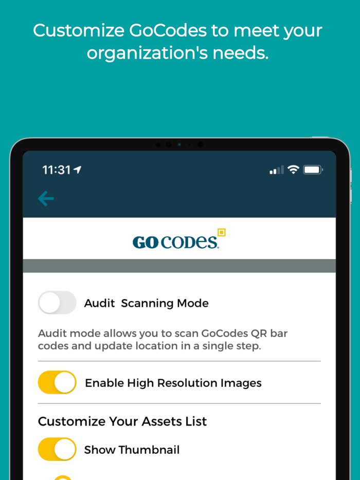 GoCodes Asset Tracking