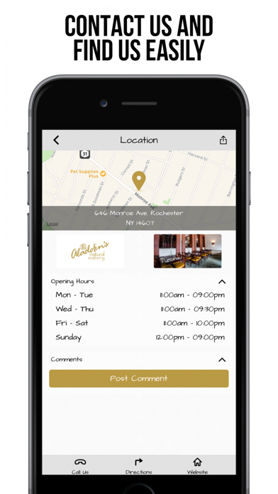 Aladdins Natural Eatery Screenshot 4 - AppWisp.com Aladdins Natural Eatery Screenshot 4 - AppWisp.com