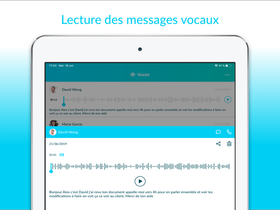 Screenshot #5 pour Voxist • Répondeur intelligent