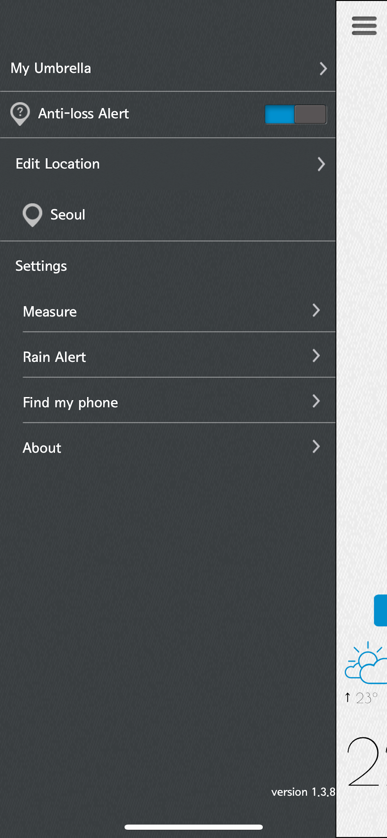 OPUS ONE SMART UMBRELLA JONAS