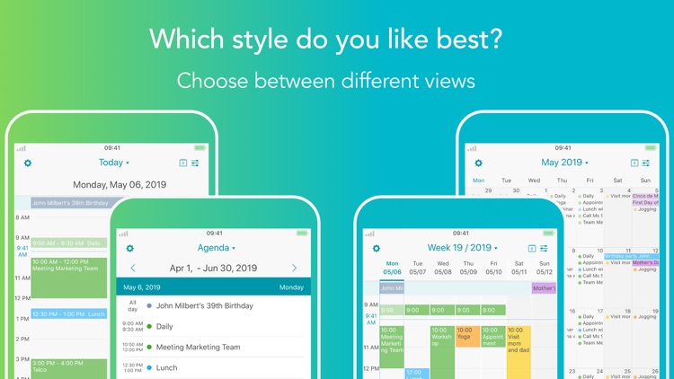 Yaca: Yet another calendar app