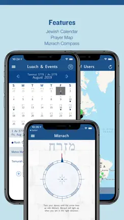 Siddur Zmanim Luach Minyanim iPhone image 4