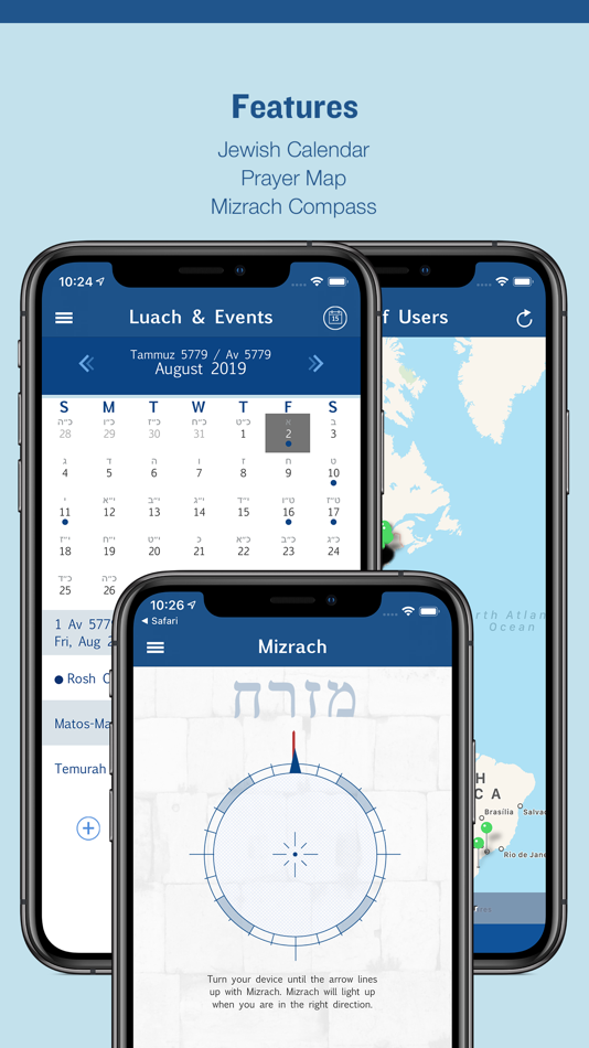 #4. Siddur Zmanim Luach Minyanim (iOS) 由: RustyBrick, Inc.
