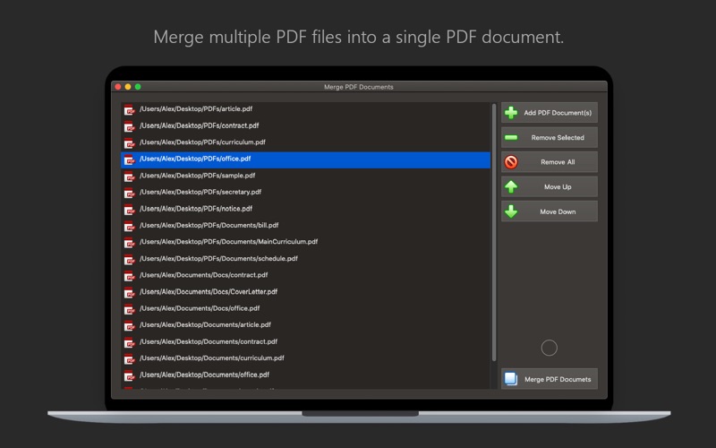 Screenshot #1 pour PDF Plus - Merge & Split PDFs