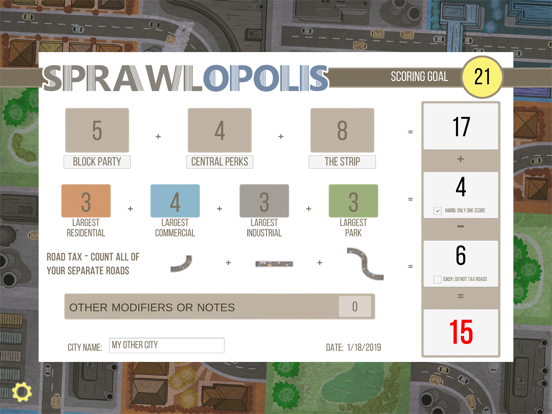 Screenshot #6 pour Sprawlopolis Score Tracker