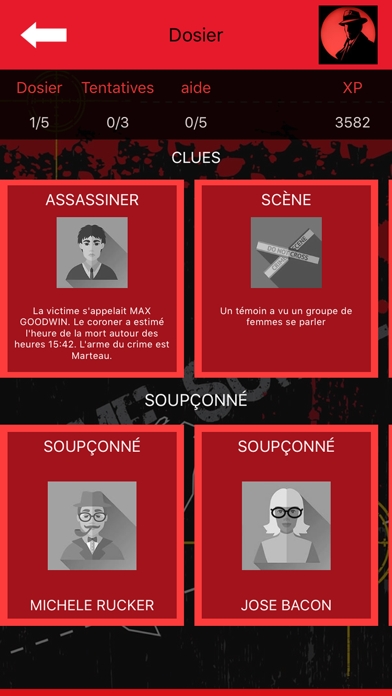 Screenshot #1 pour Enquête criminelle - Crime Bot