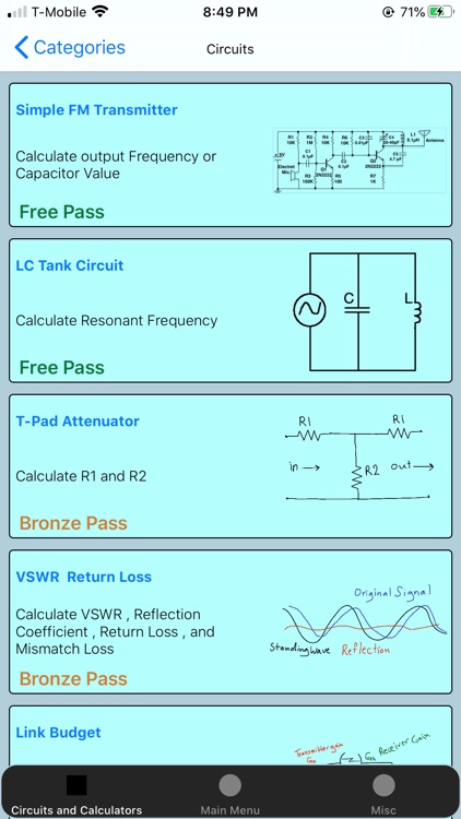 Electronics Circuit Calculator screenshot-7