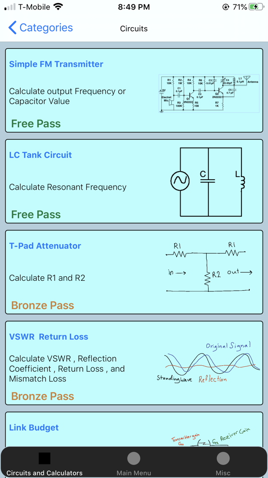 #8. Electronics Circuit Calculator (iOS) 作者: Mustafa Mohammed