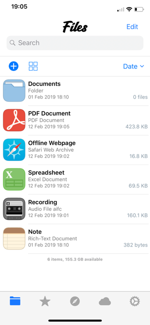 File Manager & Browser Screenshot