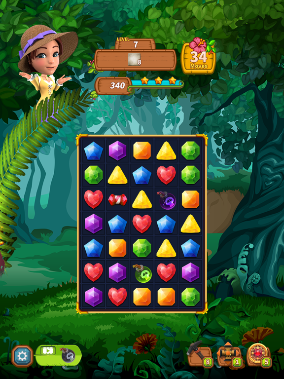 Screenshot #4 pour Jewel Park - Match 3 Puzzle