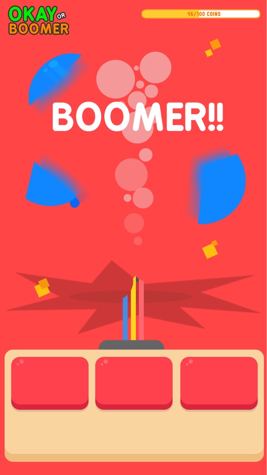#2. Okay or Boomer! (iOS) Bởi: Most Played Games Inc