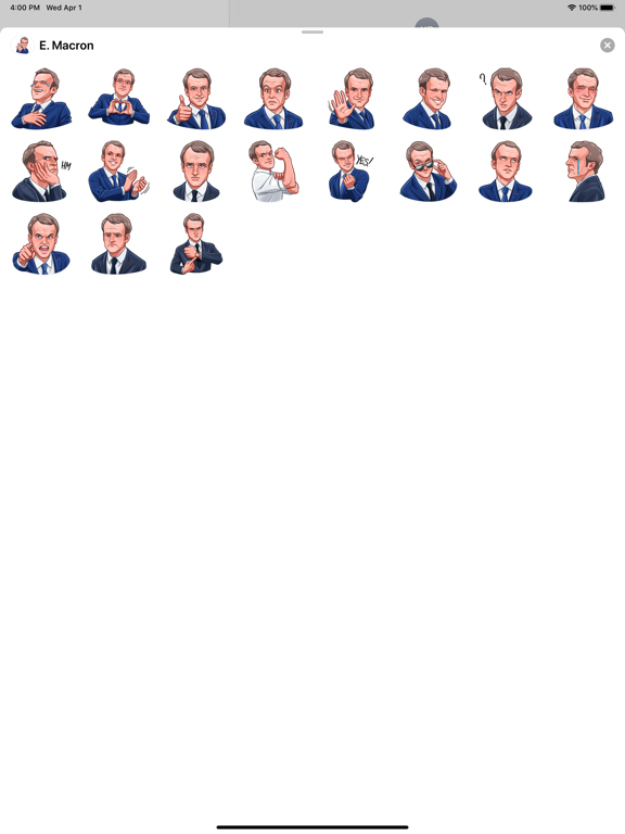 Screenshot #5 pour E. Macron Stickers