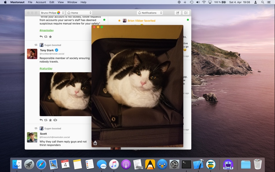 #2. Mastonaut (macOS) 由: Bruno Philipe Resende Silva