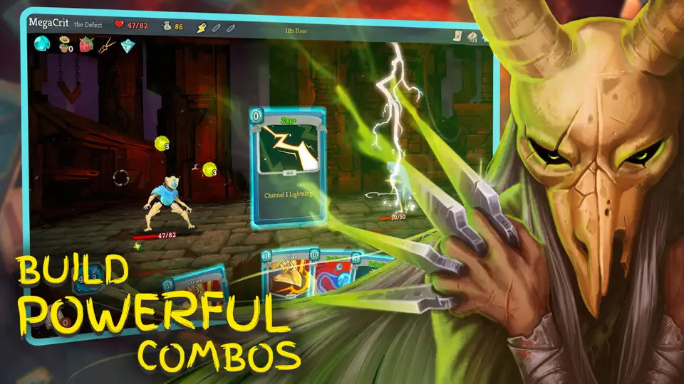 Captura de pantalla de Slay The Spire en iPhone 1