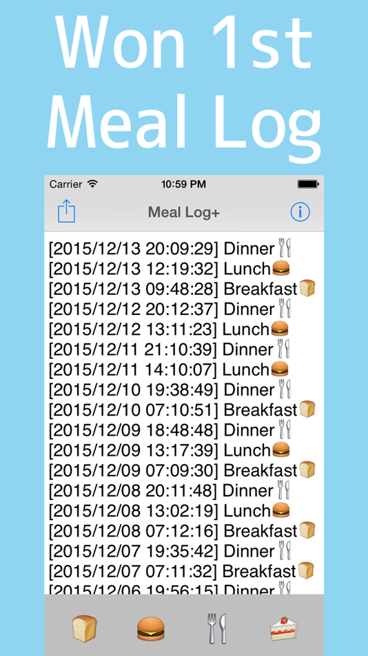 Meal Log Pro - 1.1.1 - (iOS)