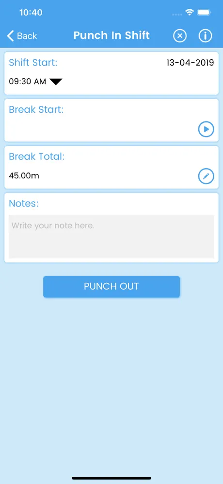 WorkLog - Shift Hours Tracking