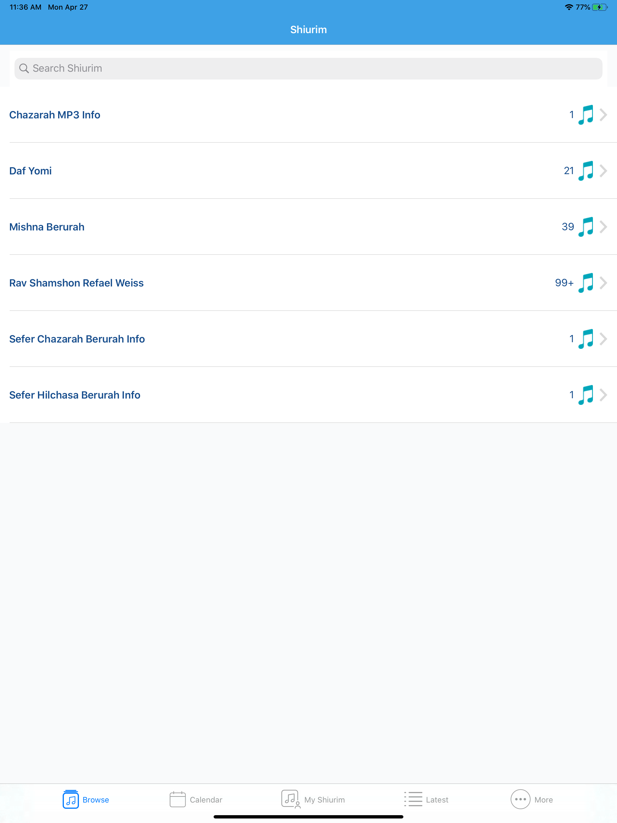 Chazarah MP3 screenshot 5