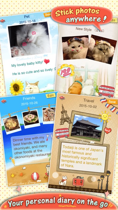 Catlendar & Diary Lite Screenshot