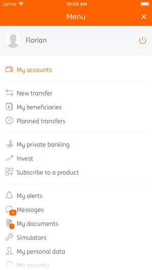 My ING screenshot 3