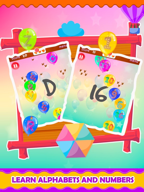 Pop Balloon Fun For Kids Games iPad screenshot