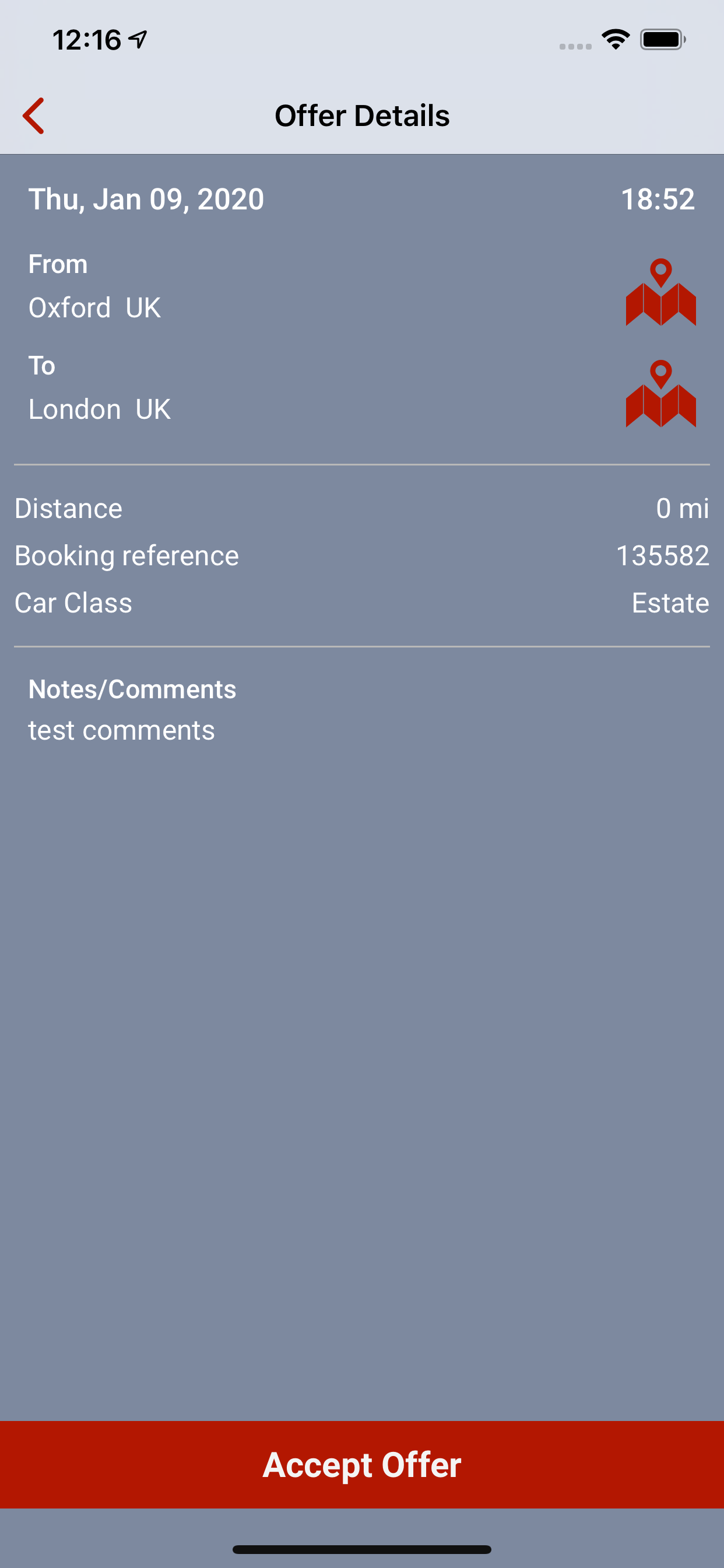 MVDispatch driver chauffeur screenshot 8
