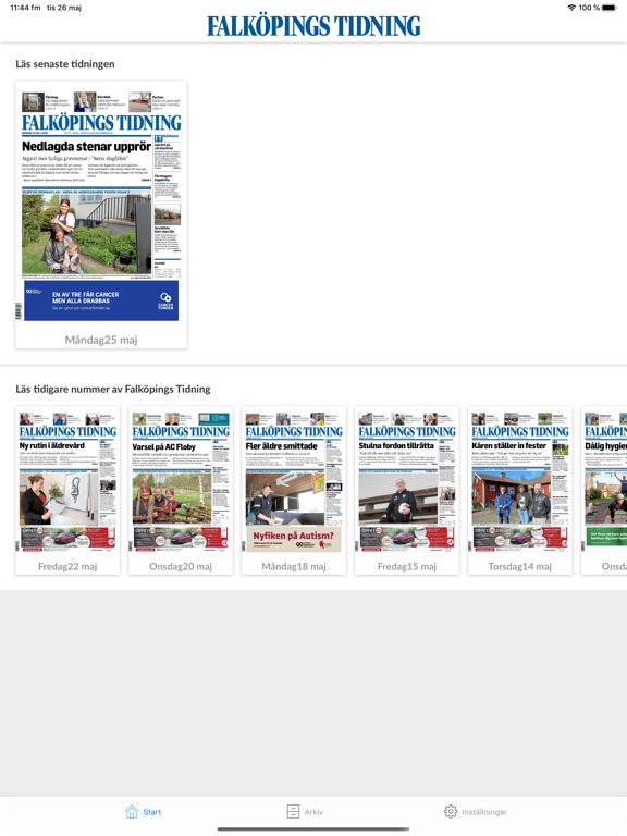 Screenshot #4 pour Falköpings Tidning e-tidning