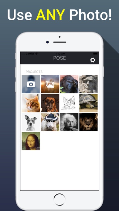POSE: Talking Pictures iPhone screenshot 5 - Entertainment app