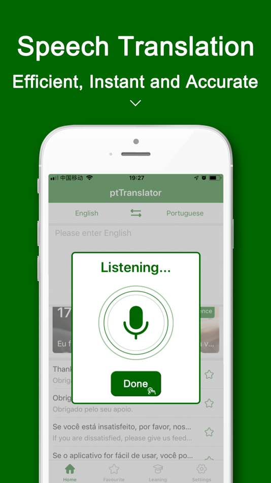 #2. ptTranslator for Portuguese (iOS) 由: Shanghai Quentin network technology co. LTD