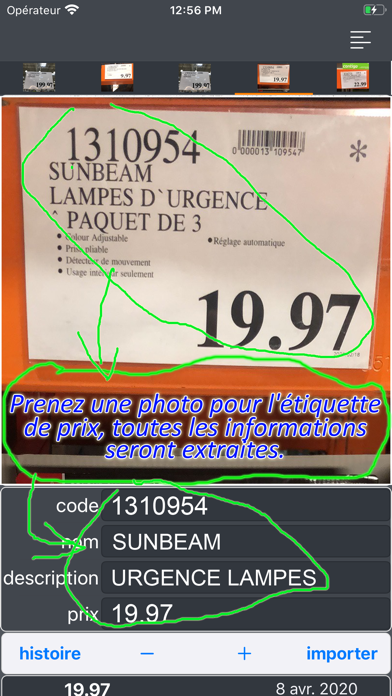 Screenshot #1 pour Record prix  supermarché