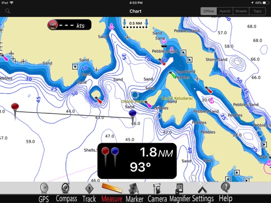 Screenshot #5 pour Croatie GPS Carte Nautique Pro