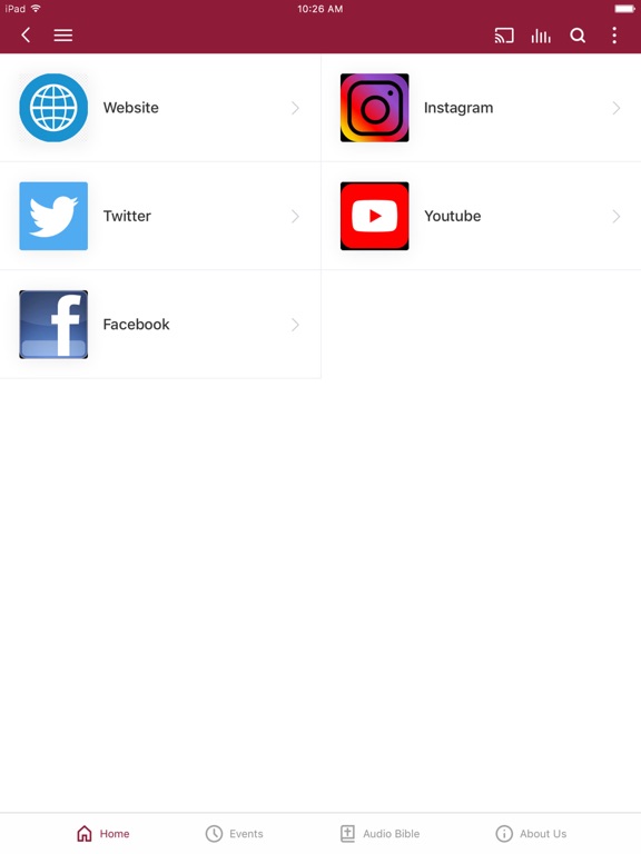RCCG FPC iPad screenshot 3 - Lifestyle app