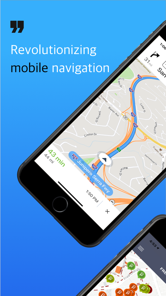 #1. Velam GPS Navigator and Maps (iOS) Bởi: Alejandro Rodriguez Uson
