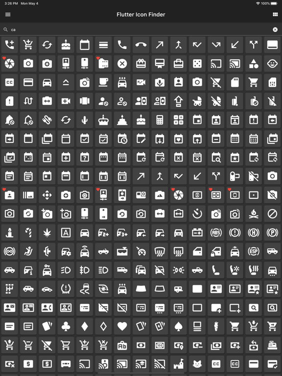 Icon Finder for Flutter iPad screenshot 5 - Developer Tools app