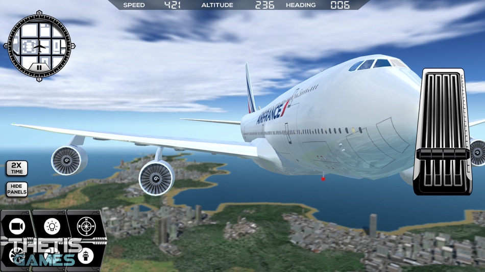 #4. Flight Simulator FlyWings 2017 (iOS) 由: Thetis Consulting