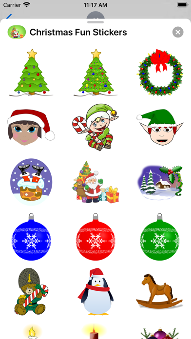 Christmas Fun Stickers Screenshot