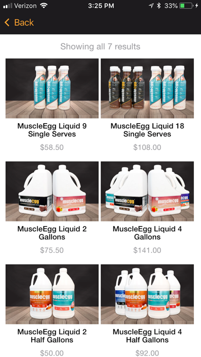 MuscleEgg iPhone screenshot 6 - Food & Drink app