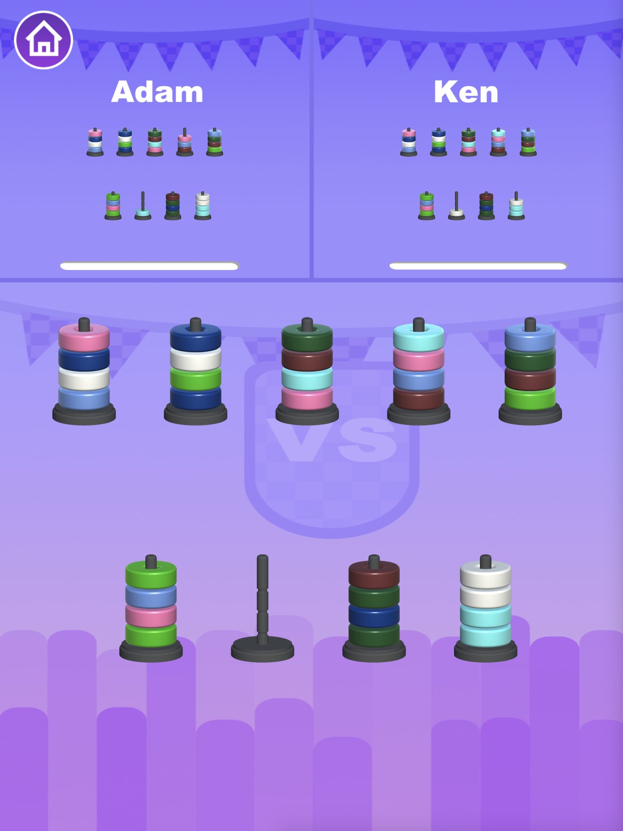 Hoop Sort - Brain Puzzle Game