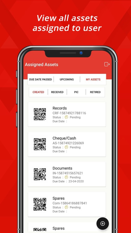 mAsset - Asset Tracker