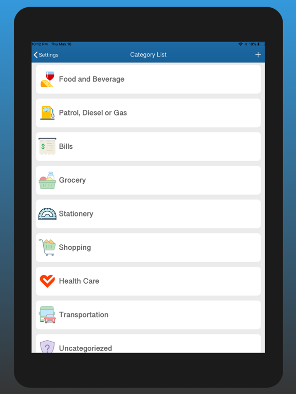 Expense & Income Money Manager iPad screenshot 8 - Finance app