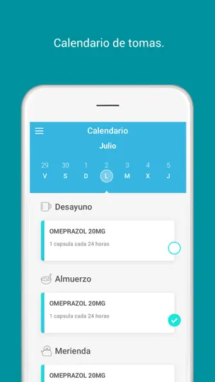 Captura de pantalla de Mi Prescripcion en iPhone 7