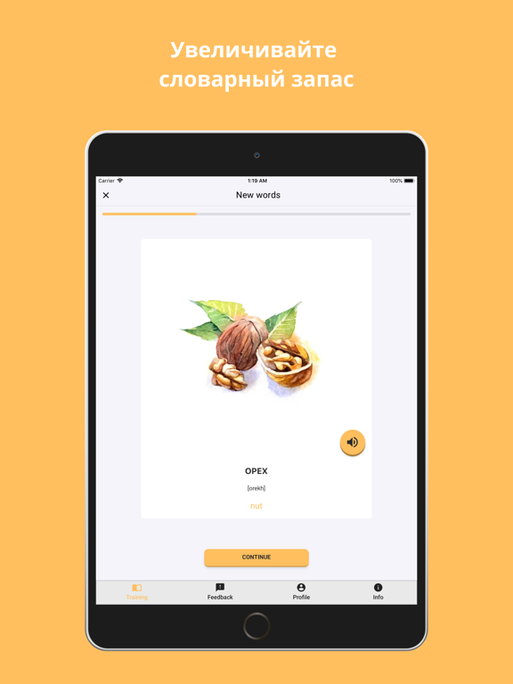 Kalinka – Russian Fast & Easy iPad screenshot 4 - Education app