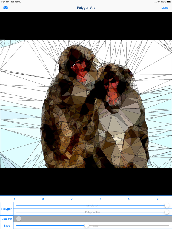 Polygon Art - 3D Image Editor iPad screenshot