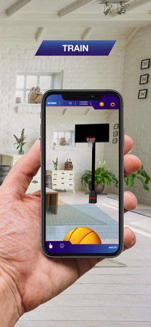 ‎Hoops AR BasketBall Hard Mode Screenshot
