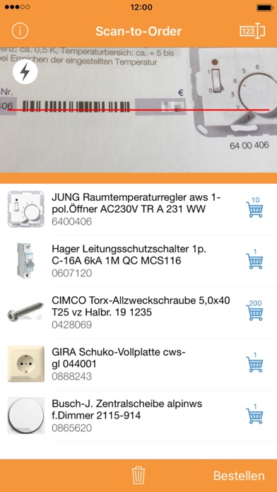 Screenshot #1 pour Sonepar Scan-to-Order
