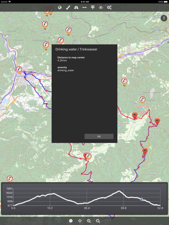 Cartograph 2 Lite Map Viewer iPad screenshot