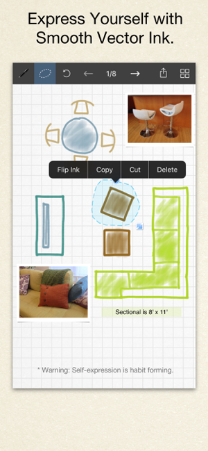 ภาพหน้าจอของ Inkflow Plus Visual Notebook