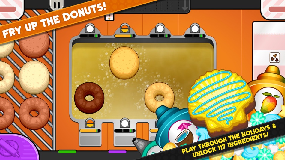 #4. Papa's Donuteria To Go! (iOS) 由: Flipline Studios