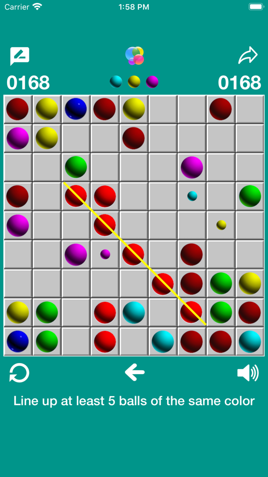#4. Line 98 - Line up 5 balls (iOS) 由: Diep Duong